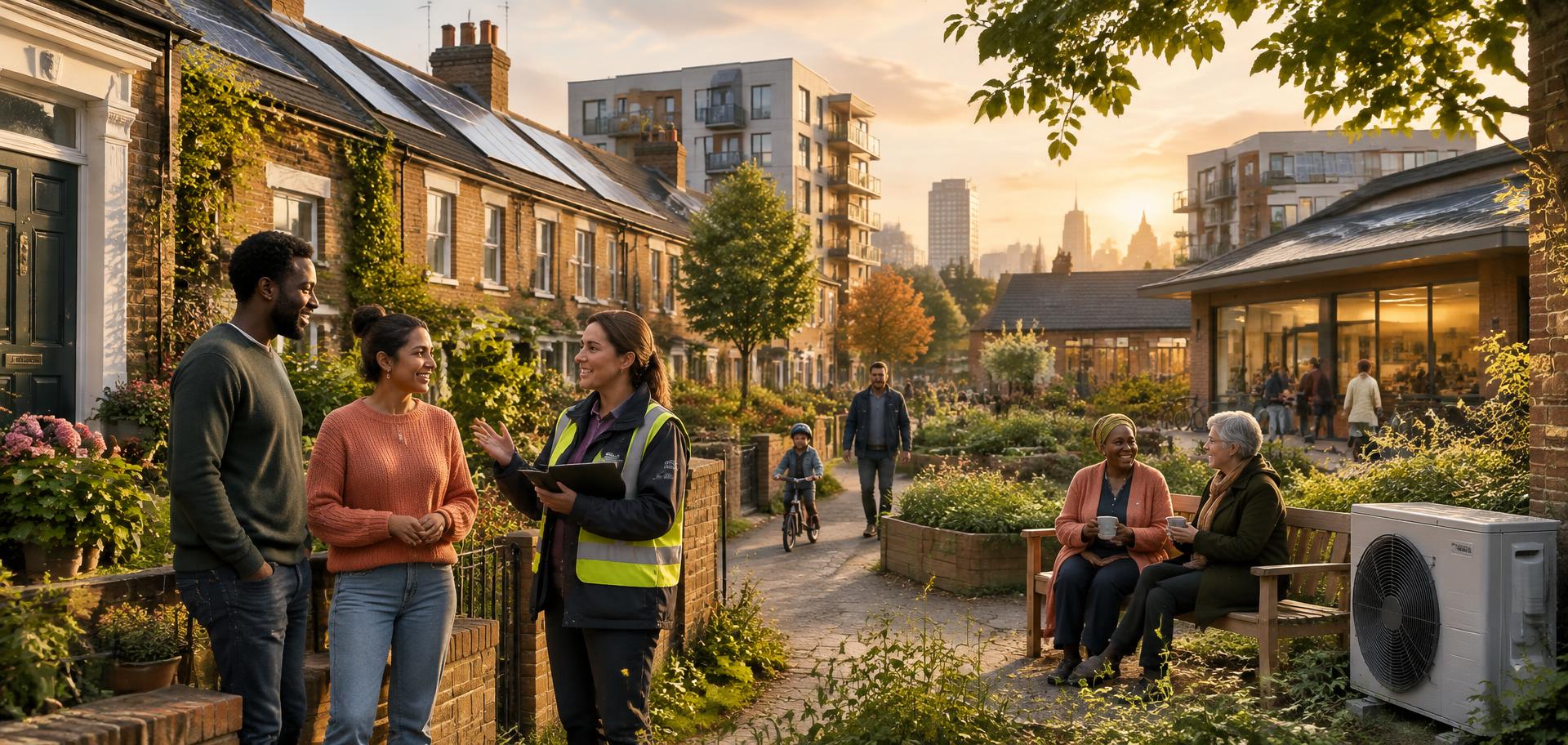 A welcoming energy improvement conversation in a UK neighbourhood